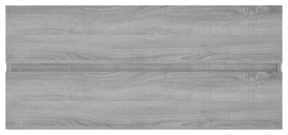 szürke sonoma színű szerelt fa éjjeliszekrény 100x38,5x45 cm