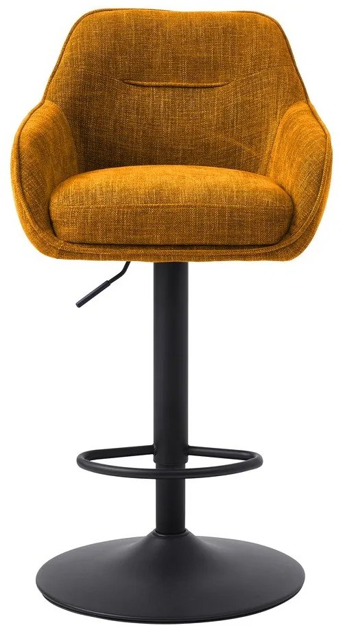 Narancssárga bárszék szett 2 db-os (ülésmagasság 69 cm) Avola – Unique Furniture