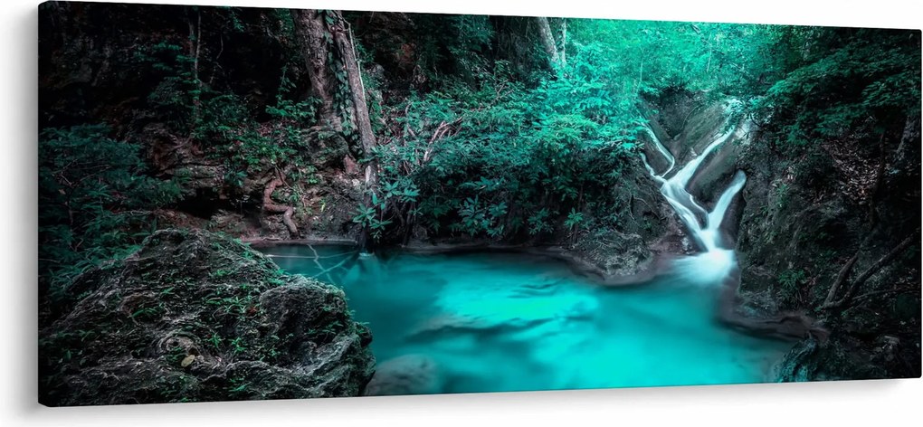 Kép - Türkiz tó (120x50 cm)