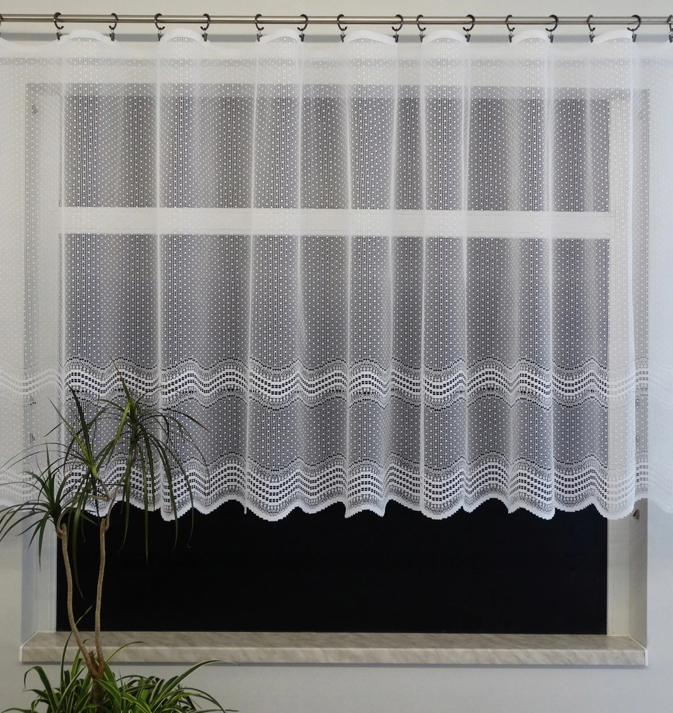 Mg Függöny jacquard M53/23 B 360X110 készre szerelt K szalaggal