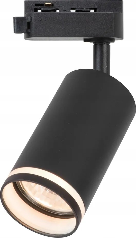 Pipe Ring Track lámpatest fekete 1xGU10