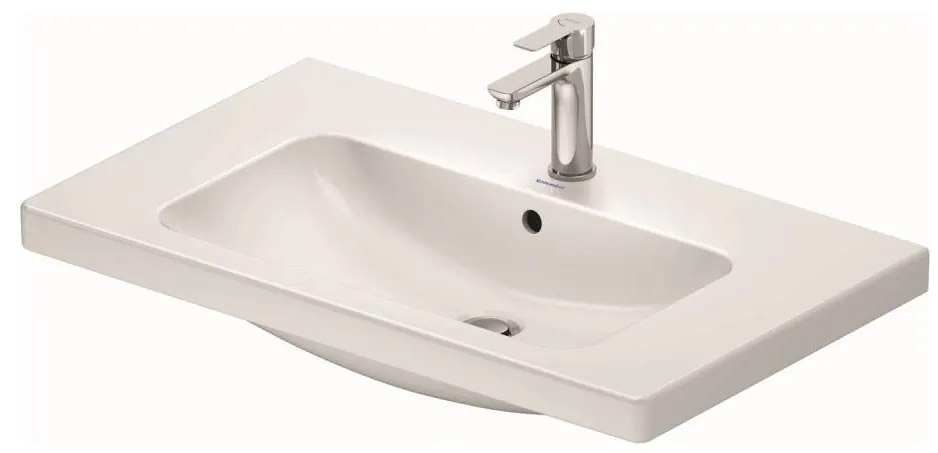 Duravit 23998000002 - Falra szerelhető mosdó D-CODE 80x48 cm kerámia/fényes fehér