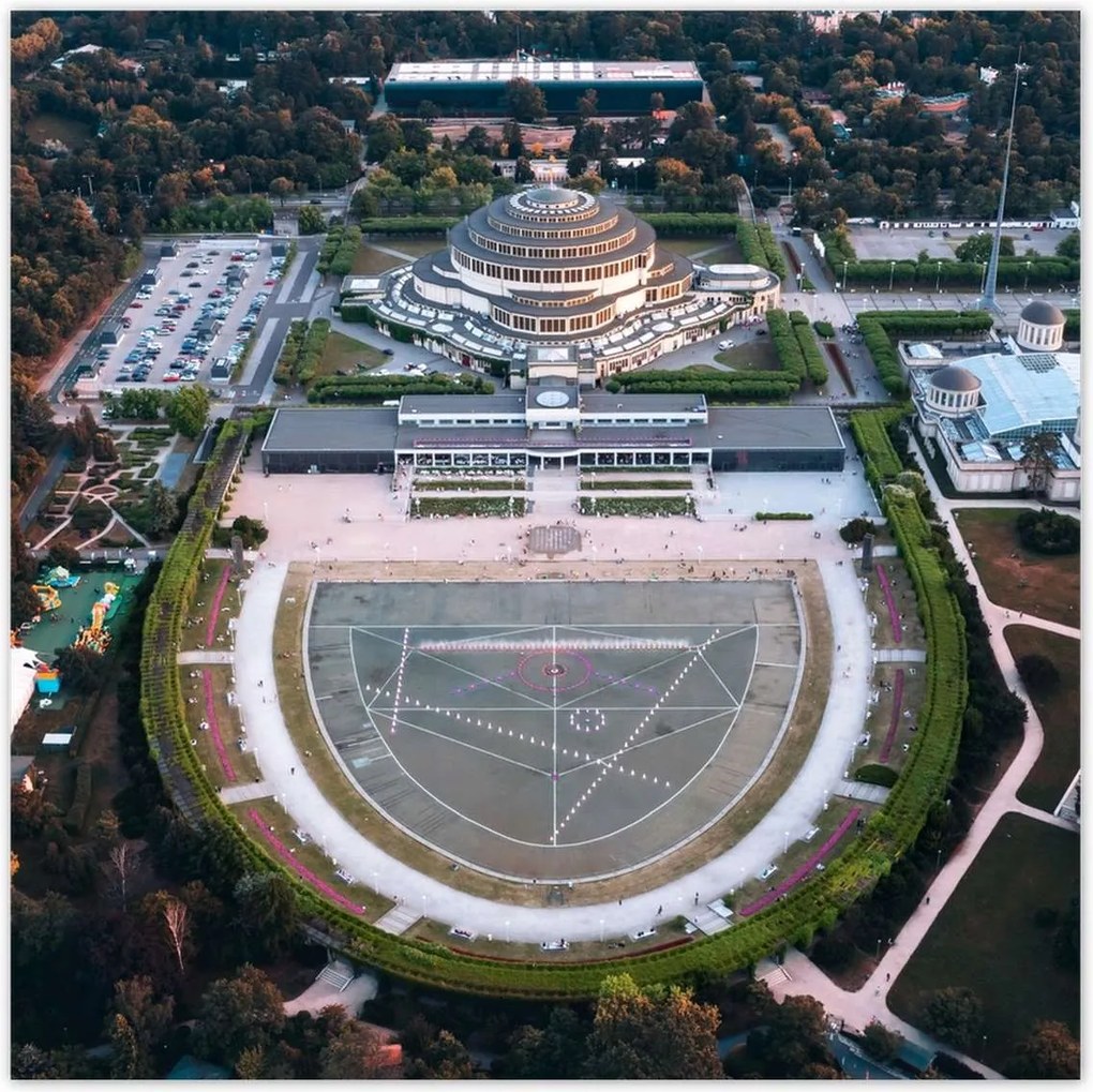 Poszterek 100x100 Centenáriumi csarnok Boroszló