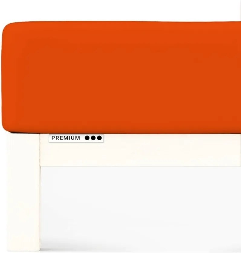 Schlafgut Premium lepedő 90x190-100x220 cm Red Mid 269