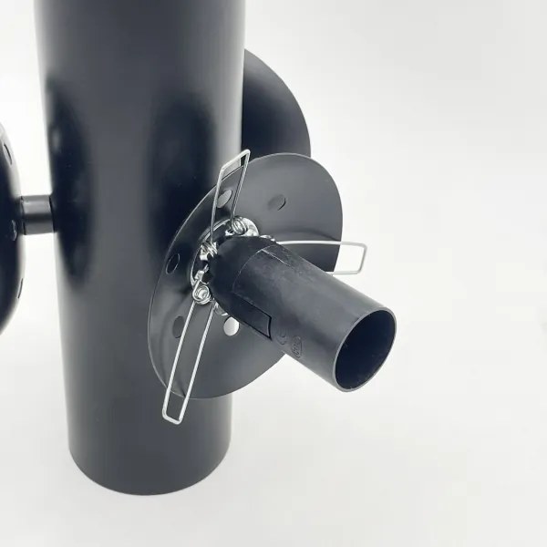 Mennyezeti lámpatest SFERIO 3xE14/5W/230V fekete/füstfekete