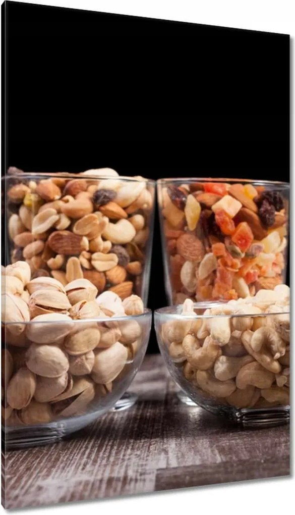 Vászonkép 80x120 Szárított dió mix