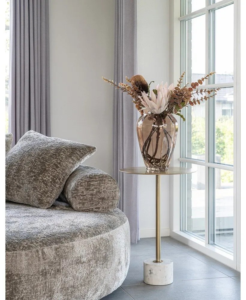 Fém kerek tárolóasztal ø 41 cm Lecco – House Nordic