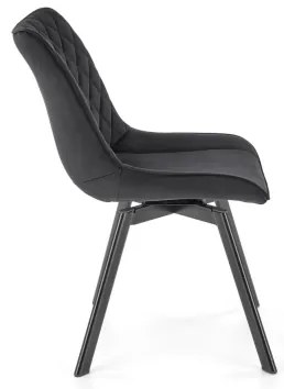 OMBRA étkezőszék, 1 db, fekete