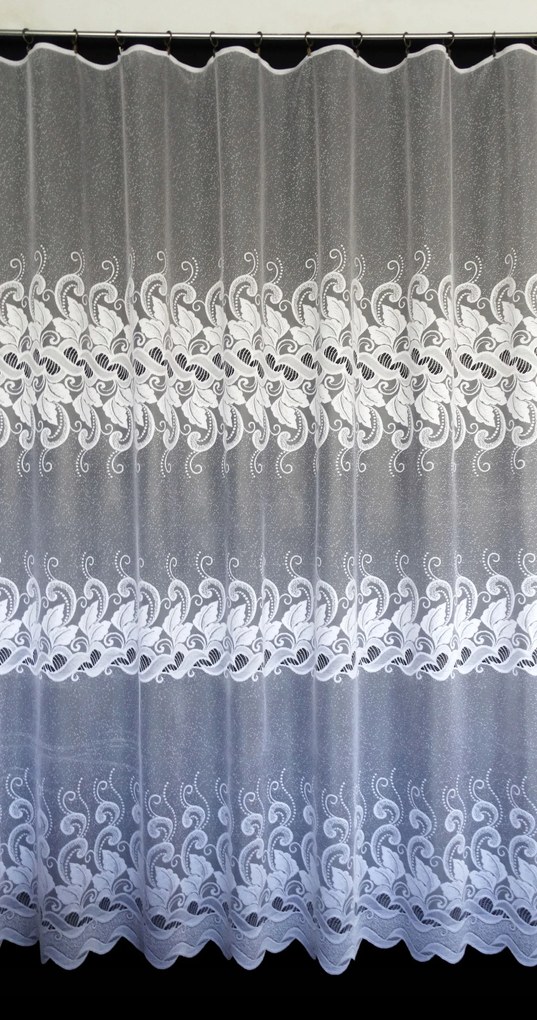 Mg Függöny jacquard 615/24 Fehér 250cm Minőség 0,5m