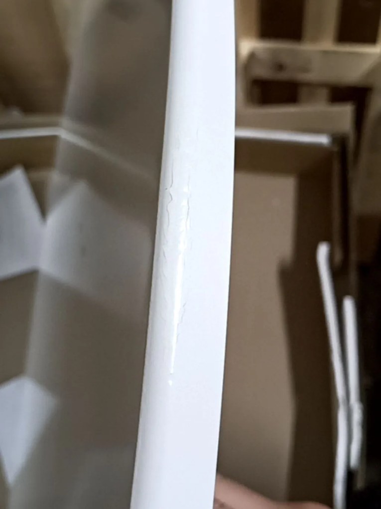 AKCIÓ Fehér étkezőasztal LARSON 90X90 II. osztály