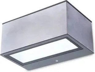 Gemini Led kültéri fali lámpa, szürke, 500lm, IP54, Lutec