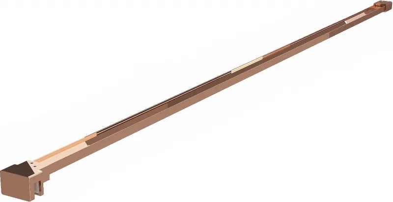 Mexen egyszerű tartó zuhanyfalhoz 6-8 mm, rózsa arany - 800-01-60