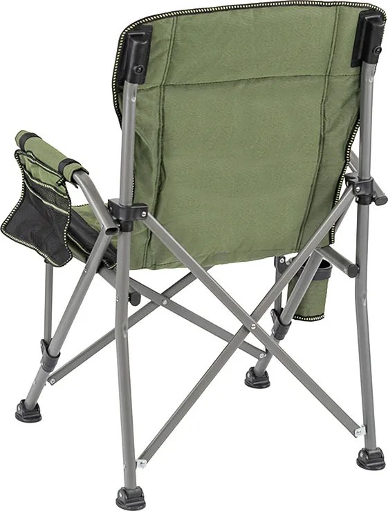 Leziter Comfort Plus karfás horgász szék pohártartóval zöld