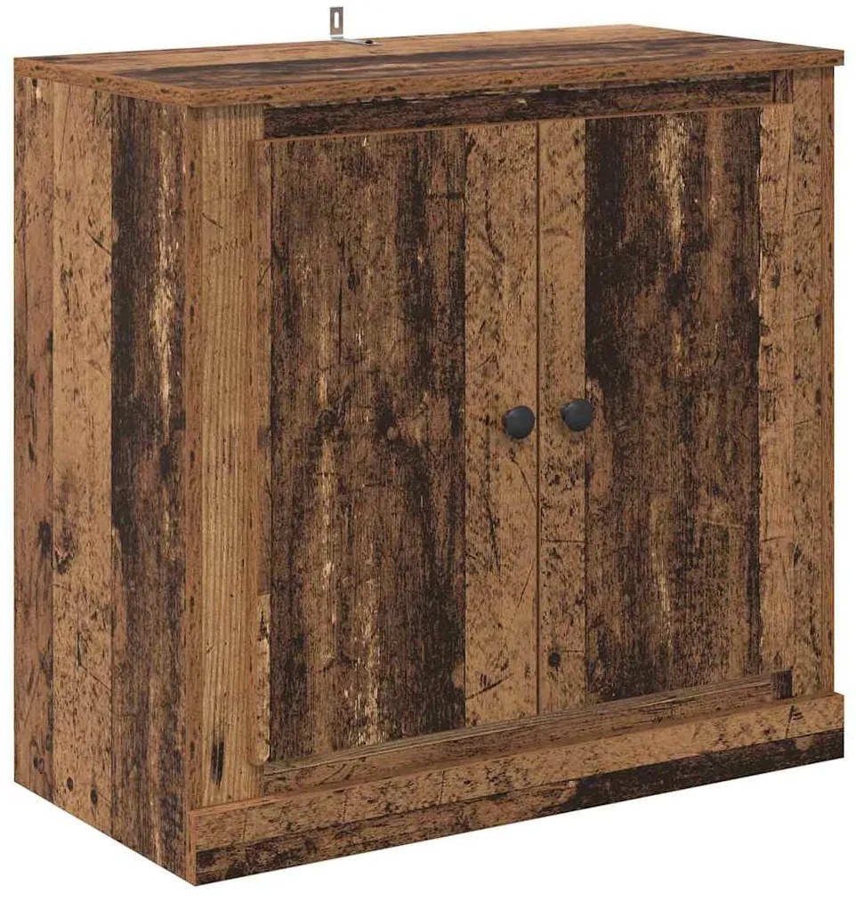 Oldalszekrények 3 pcs Fekete tölgy 210 x 35,5 x 67,5 cm Faanyag