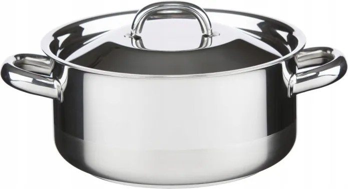 Klasszikus lábas fém fedővel, átmérője 18 cm, űrtartalma 2,0 l