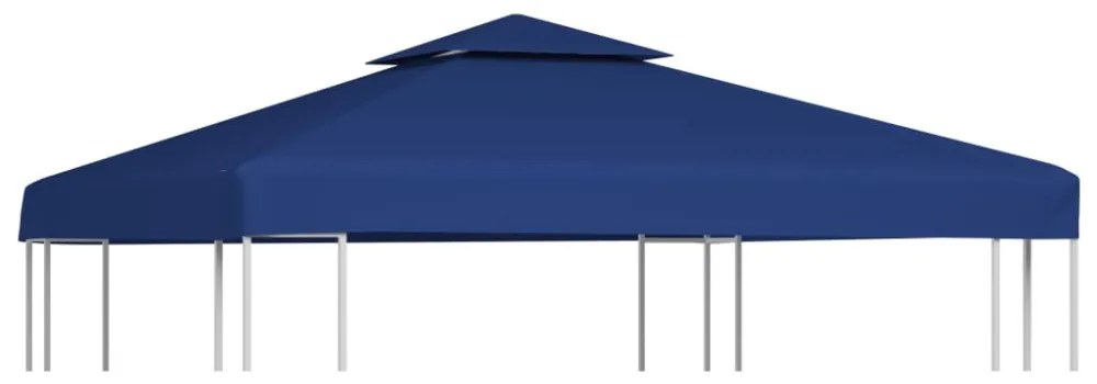 sötétkék csere pavilon ponyvatető 310 g/m² 3 x 3 m