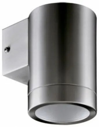 Strühm Aster 118x76 mm matt króm oldalfali kültéri lámpa GU-10-es foglalattal