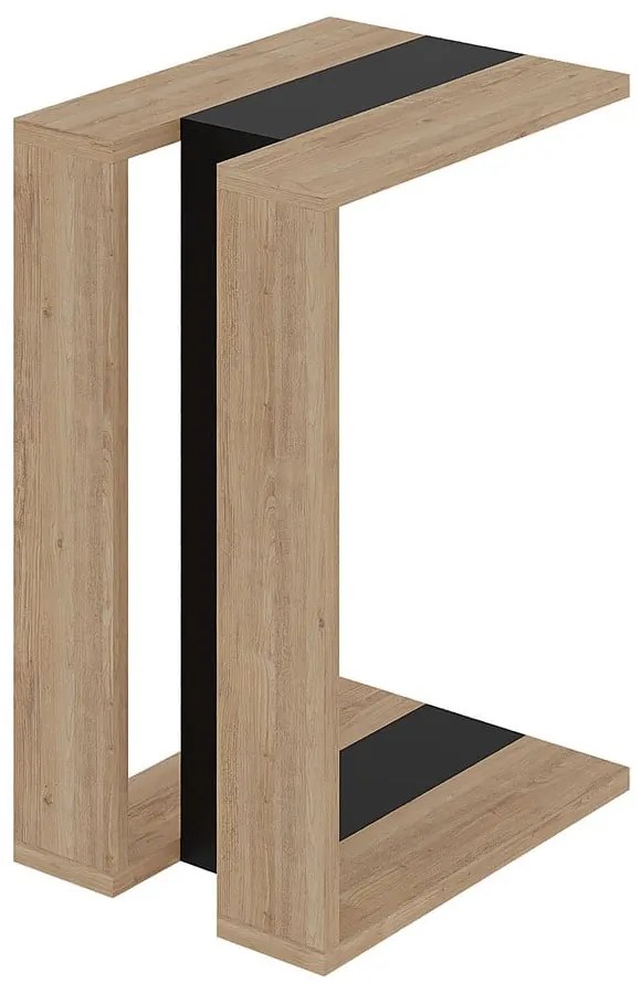 Tárolóasztal tölgyfa dekorral 40x30 cm Macha – Marckeric