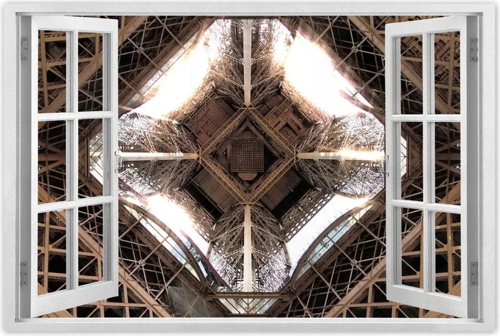 Poszterek 120x80 Eiffel-torony alulról