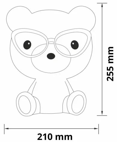 LED Dimmelhető gyermek érintős lámpa BIBI LED/2,5W/3,7V 1200 mAh