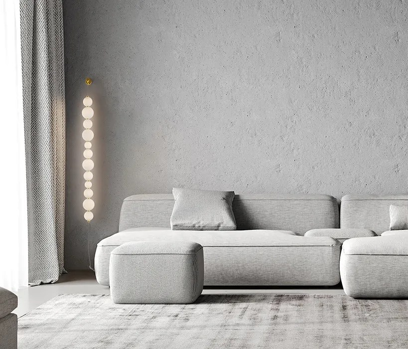 Állólámpa Fehér PERLA NOVA LUCE 9695244