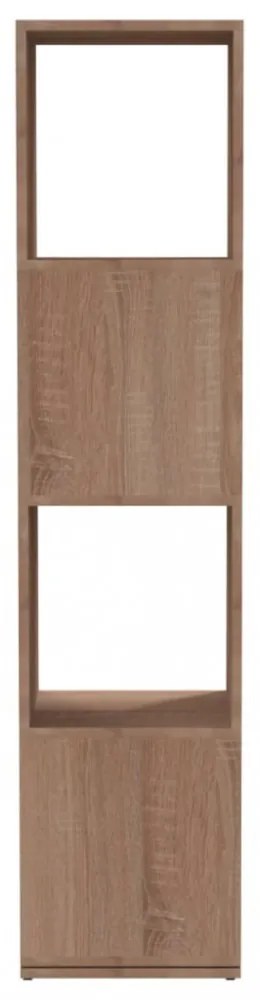 sonoma tölgy színű szerelt fa forgószekrény 34,5x34,5x75,5 cm