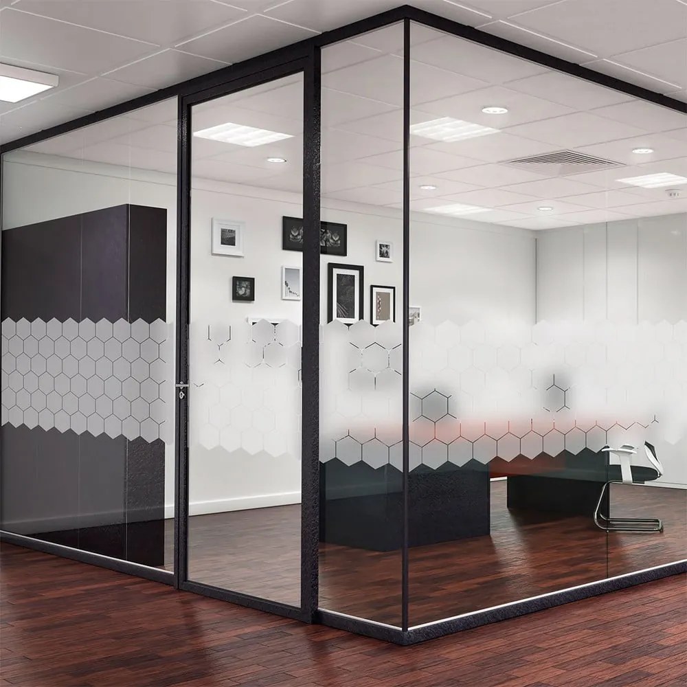 Hexagon 50 db-os matt üvegmatrica szett - Ambiance