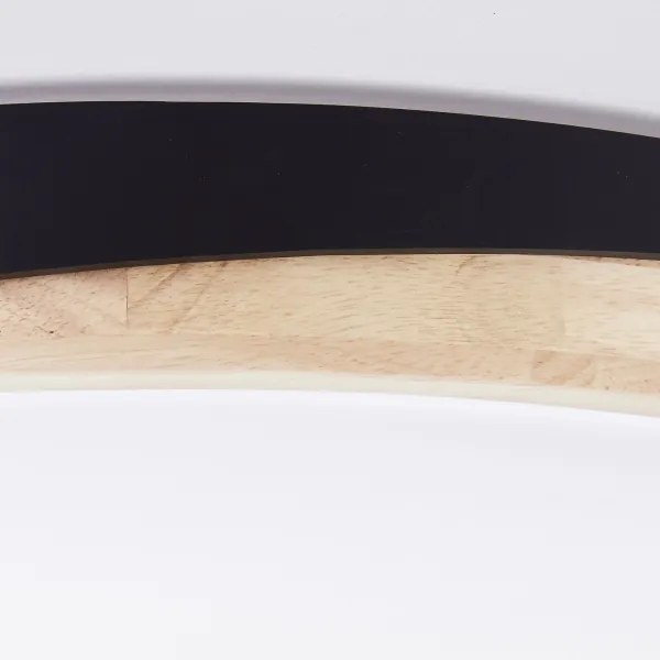 Brilliant - LED Dimmelhető mennyezeti lámpa BAARLO LED/36W/230V átm. 50 cm fekete + távirányító