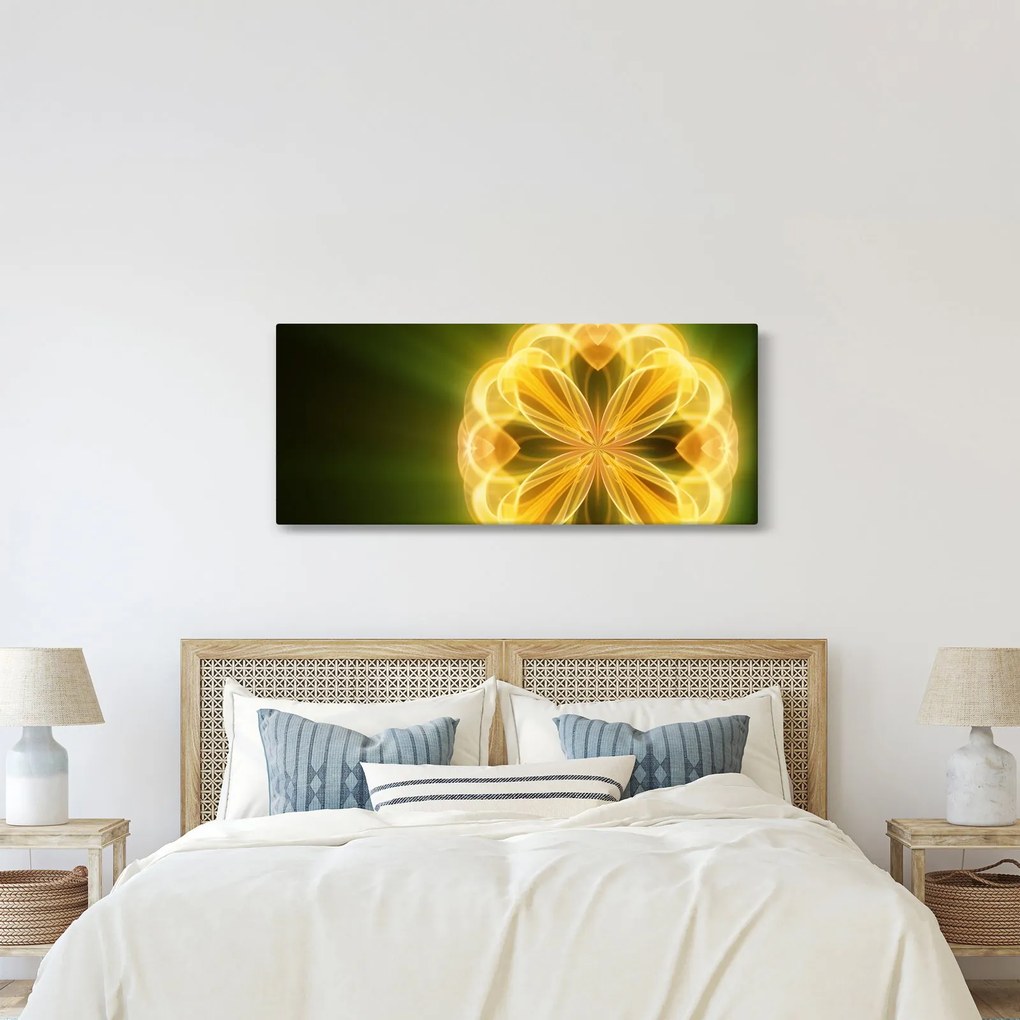 Sárga virág képe (120x50 cm)