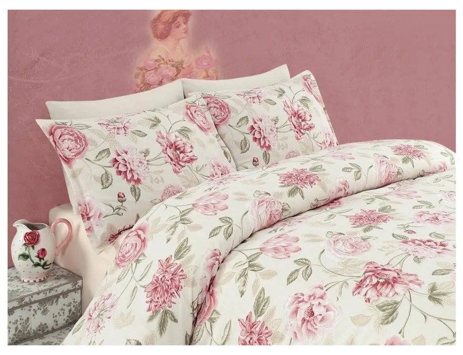 Flower egyszemélyes ágyneműhuzat, 140 x 200 cm