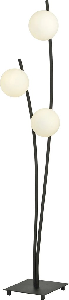 Emibig modern állólámpa hunter fehér fekete emi1102/lp3