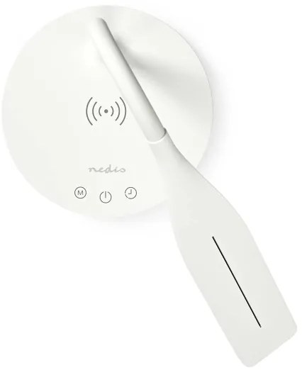 Nedis LTLGQ4M2WT - Dimmelhető lámpa vezeték nélküli töltéssel Qi LED/5,5W/230V 2700-6500K