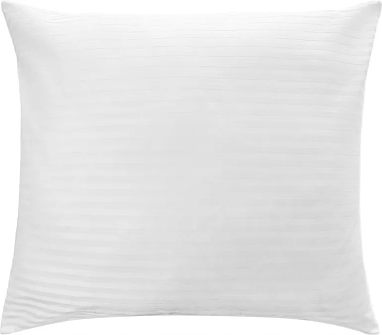 Szállodai párnahuzat 50x60 Adamas fehér csíkos 1 cm cipzáras