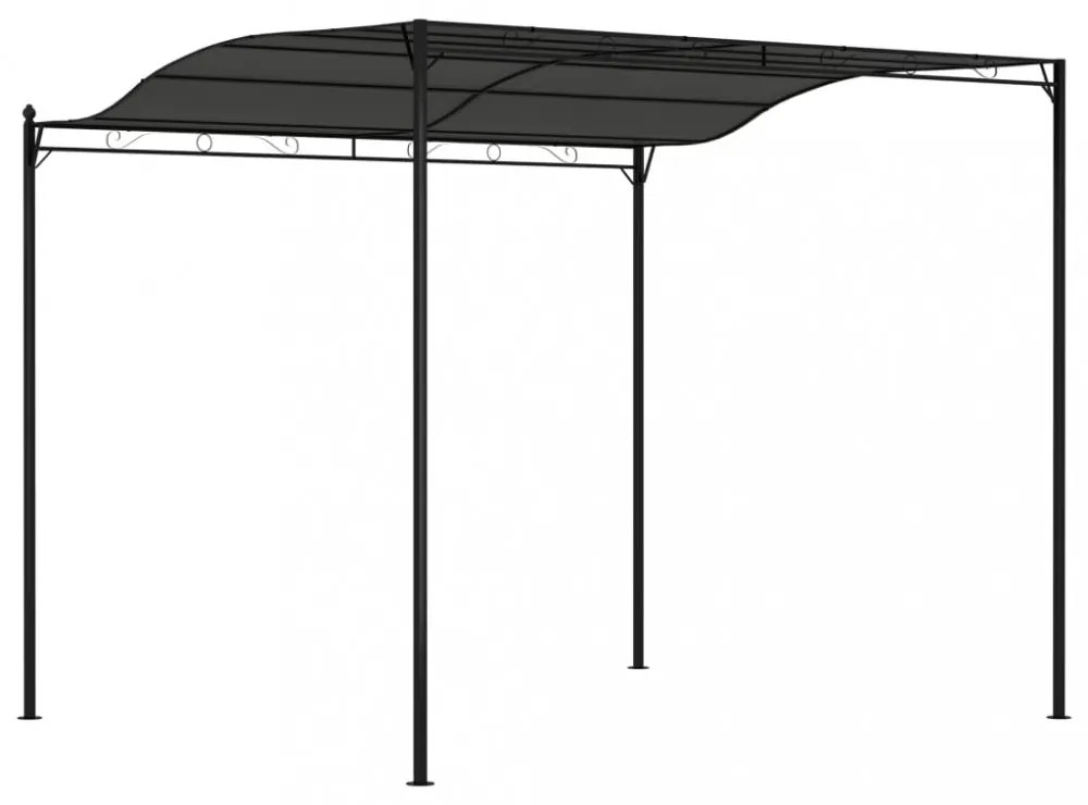 antracitszürke napellenző 3 x 2,4 m