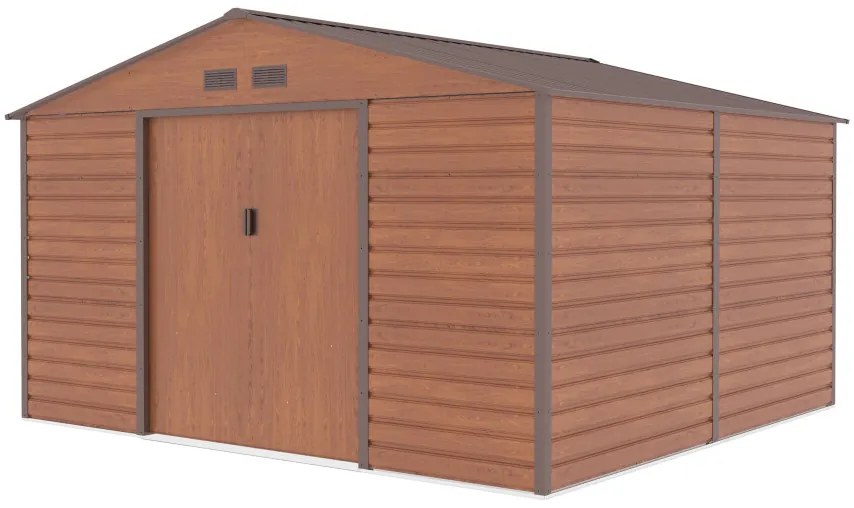 G21 GAH 1085 - kerti tároló 340 x 319 cm, barna, sérült csomagolás