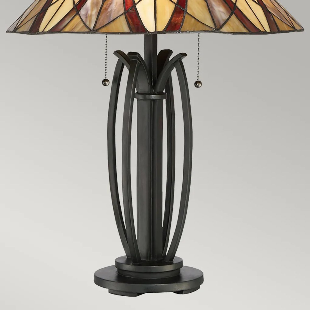 Elstead Lighting VICTORY &amp; HOLMES QZ-VICTORY-TL Asztali lámpa 2x60W/E27