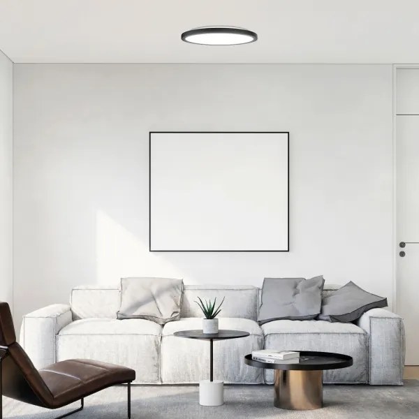 Rabalux 71096 - GONZALO LED mennyezeti lámpa 24W, 29 cm, fekete