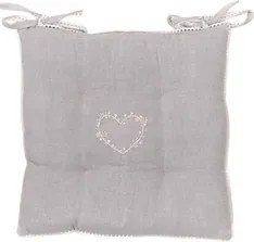 Steppelt Székpárna Pamut Csomózott 40 X 40 CM Szürke