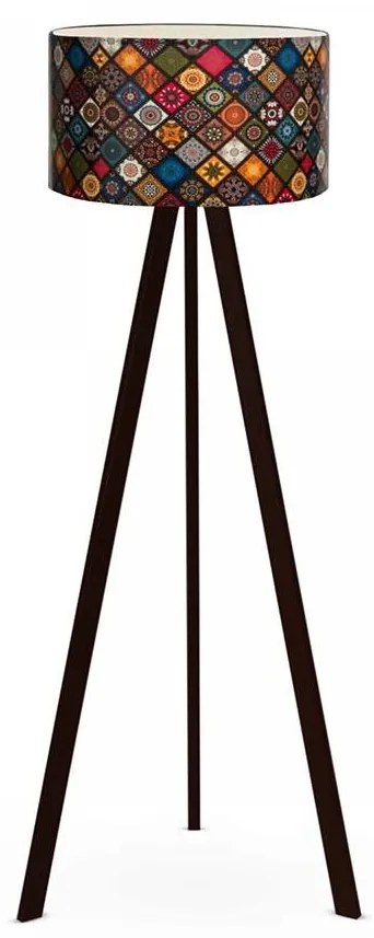 Állólámpa AYD 1xE27/60W/230V többszínű/barna