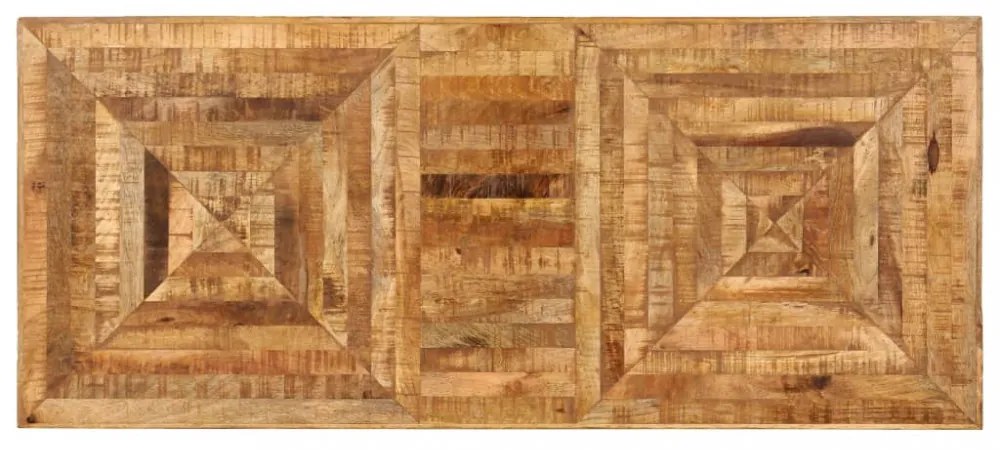 tömör mangófa íróasztal 118 x 50 x 75 cm