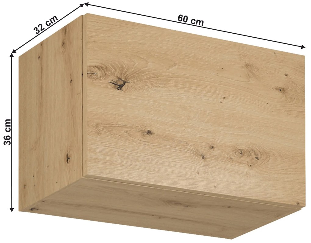 Felső konyhaszekrény G60KN Langari (artisan tölgy). 1016840