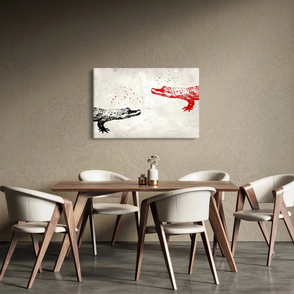Kép - krokodilok (90x60 cm)