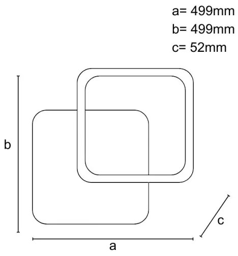 LED Dimmelhető mennyezeti lámpa LED/60W/230V 3000-6500K + távirányítás