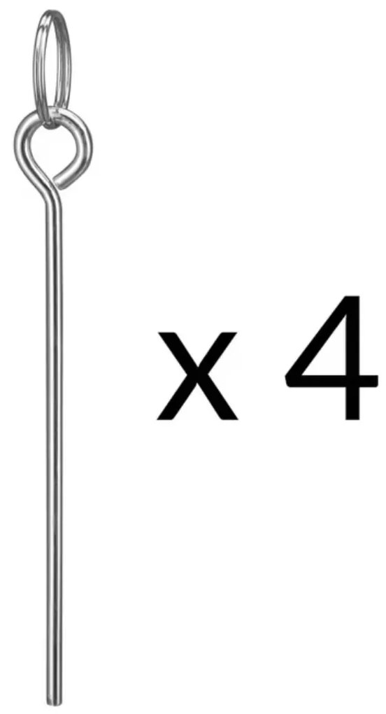 FALCO alumínium ruhaszárító állvány, 103×168 cm, ezüst Monzana