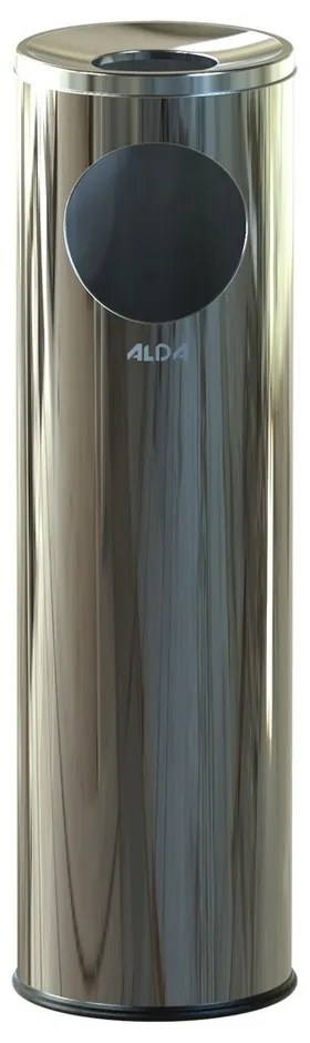 Hamutartóval ellátott szemetes, 15 l, rozsdamentes acél