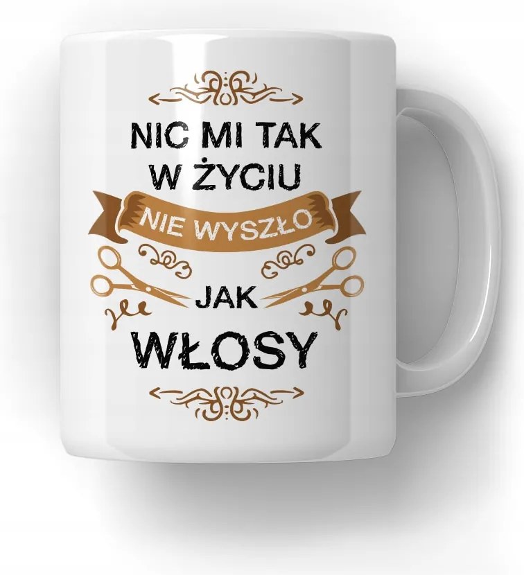 Bögre Semmi sem sikerült úgy az életemben, mint a haj Vicces Ajándék 18-99