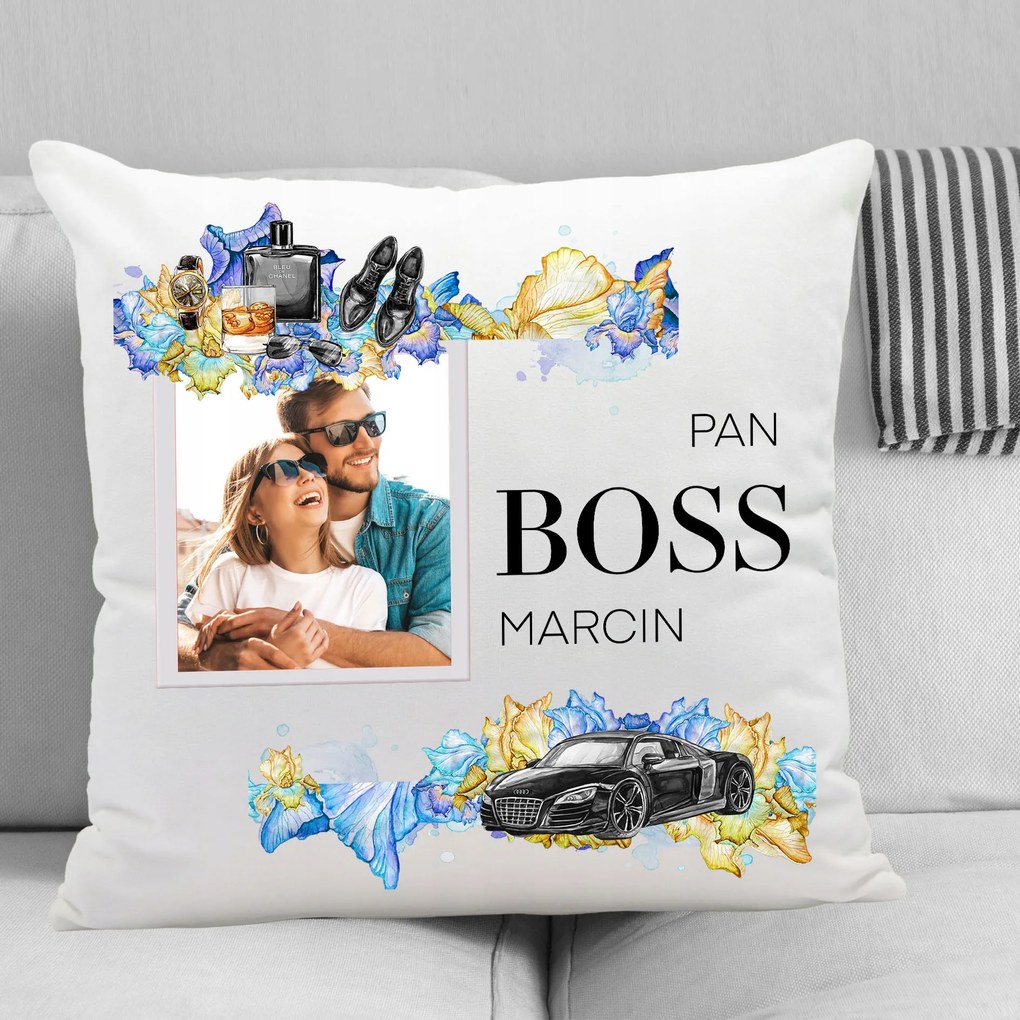 Ajándék Díszpárna Fiúk, Pasik,férfiak Napjára