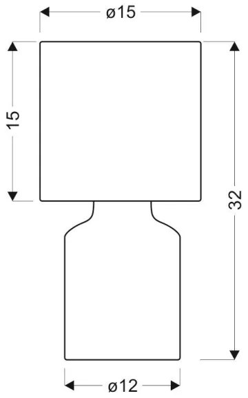 Asztali lámpa INER 1xE14/40W/230V rózsaszín