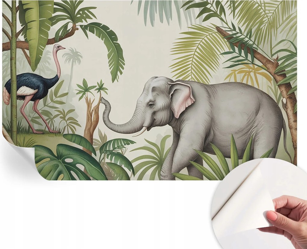 Öntapadós Stílusos Dekoratív Fotótapéta Egzotikus jelenet 416x254 cm