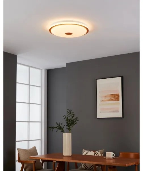 Eglo 900599 - LED Dimmelhető mennyezeti lámpa LANCIANO LED/35W/230V + távirányító